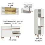 Cozinha completa madesa reims xa250003 com arm??rio e balc??o - branco