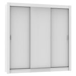 Guarda roupa casal madesa mônaco 3 portas de correr