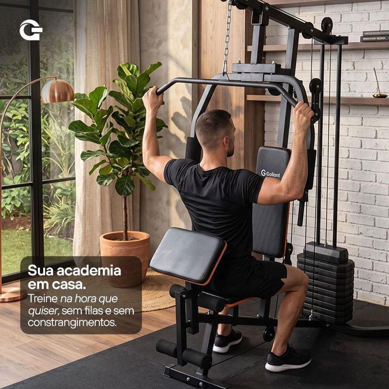 Estação de Musculação Gallant Power 45kg (GEM45H25B-PT)
