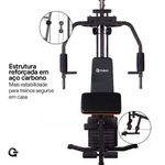 Estação de Musculação Gallant Power 45kg (GEM45H25B-PT)