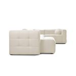 Sofá de Canto Vicente 6 Lugares Retrátil 292CM Off White D'Rossi
