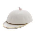 Manteigueira wolff birds de porcelana 16cm x 10cm