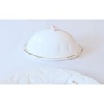 Manteigueira wolff birds de porcelana 16cm x 10cm