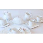 Manteigueira wolff birds de porcelana 16cm x 10cm