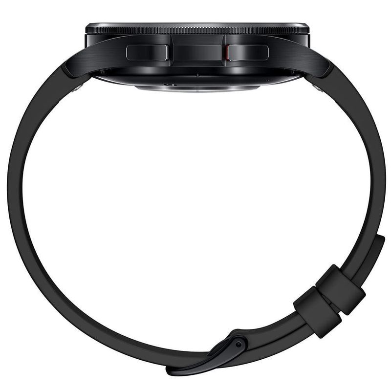 Smartwatch samsung galaxy watch6 classic lte 47mm grafite tela super amoled de 147", bluetooth, wi-fi, gps, nfc e google wear os