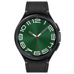 Smartwatch samsung galaxy watch6 classic lte 47mm grafite tela super amoled de 147", bluetooth, wi-fi, gps, nfc e google wear os