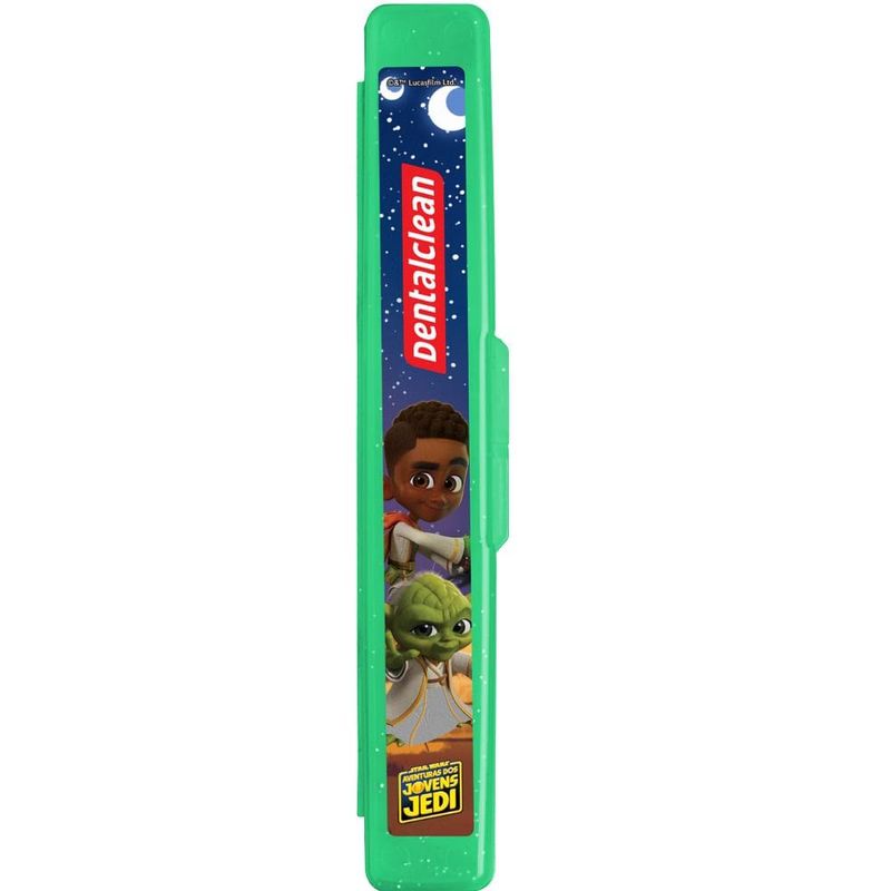 Aprenda escovar dentinhos no tempo correto jovens jedi verde