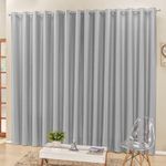 Cortina 2 mts sala quarto escritório semiblackout para trilho suisso cinza - 100% poliéster