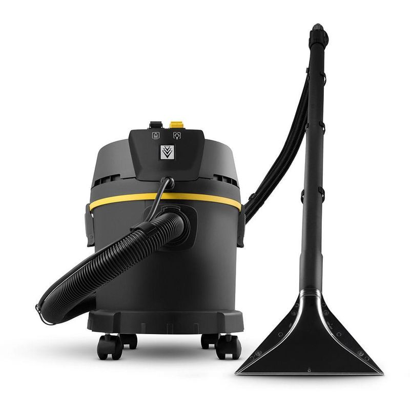 Lavadora extratora kärcher se 4 black 1600w 5 em 1 para estofados e carpetes
