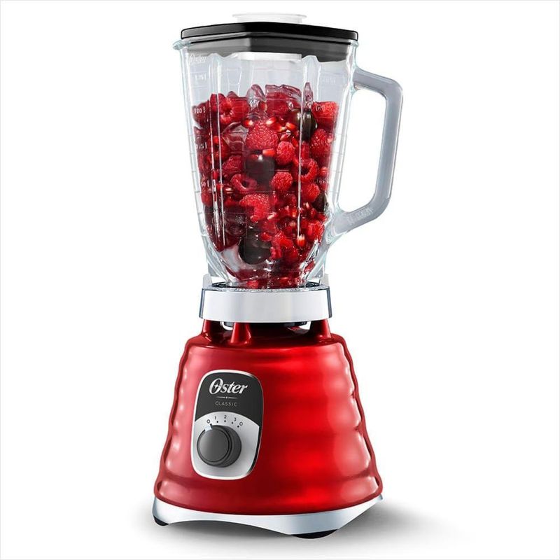 Liquidificador oster clássico new beehive 700w vermelho 220v