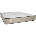 Colchão de casal castor dome one com molejo tecnopedic e revestimento em malha 27x138x188cm - bege