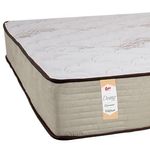 Colchão de casal castor dome one com molejo tecnopedic e revestimento em malha 27x138x188cm - bege