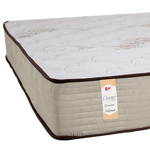 Colchão de casal castor dome one com molejo tecnopedic e revestimento em malha 27x138x188cm - bege
