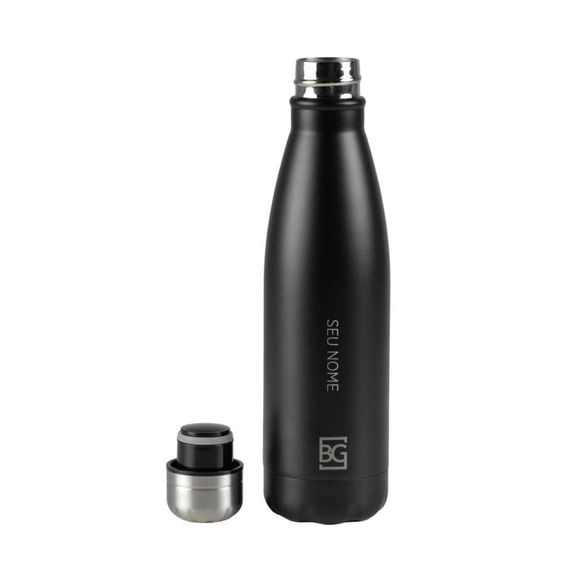 Garrafa térmica colors dual 500ml preta
