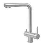 Torneira Misturador Monocomando Tramontina Monde Filter Inox com Saída para Água Filtrada