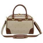 Bolsa média munique gold - bege