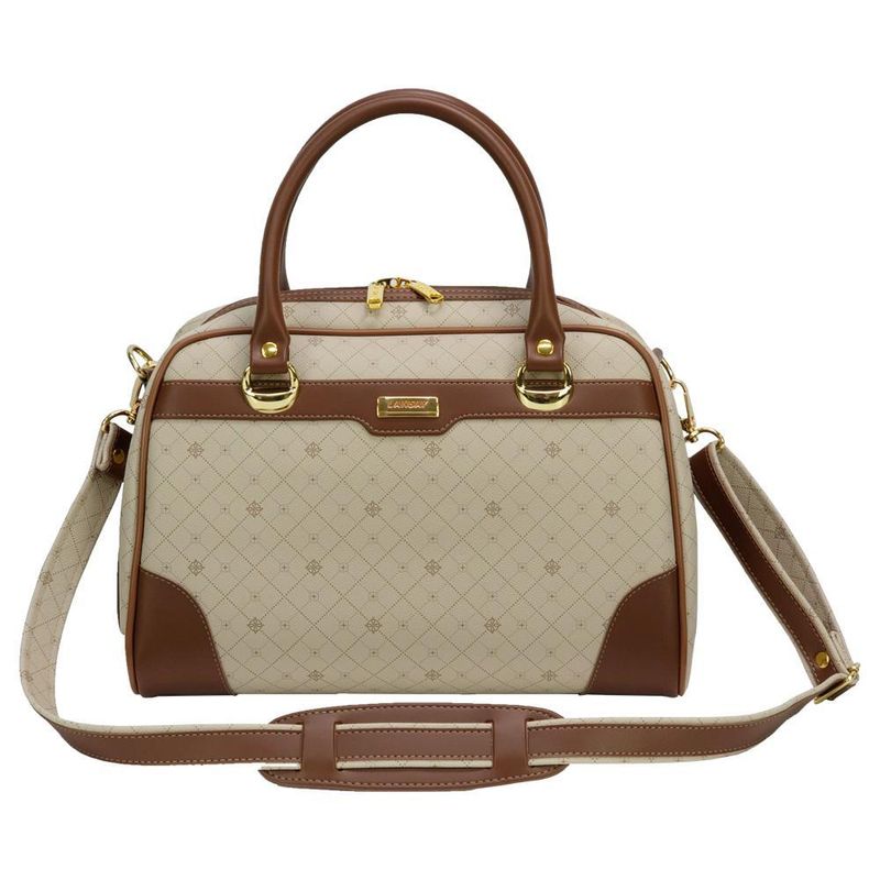 Bolsa média munique gold - bege