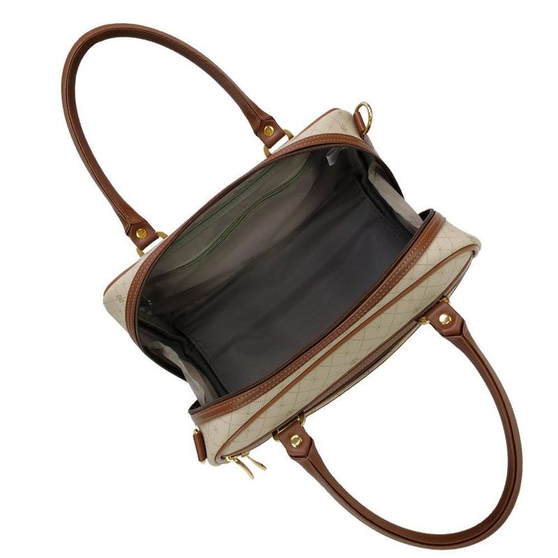 Bolsa média munique gold - bege