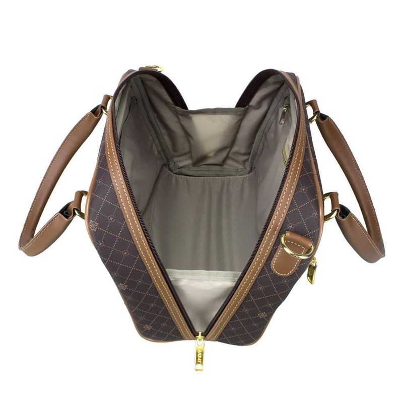 Bolsa pequena lansay munique gold - café