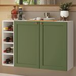 Buffet aparador com adega 100cm 2 portas vik madesa 16 b