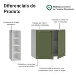 Buffet aparador com adega 100cm 2 portas vik madesa 16 b