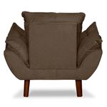 Mini Poltrona Decorativa Infantil Suede - Lm Decor Marrom