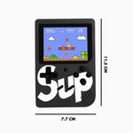 Mini Game Portátil Sup Game Box Plus 500 Jogos Retrô Tela LCD 3 Polegadas 2 Jogadores Utimix