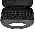 Sanduicheira Elétrica para Waffles 750W Preto com Trava de Shopmix 110V