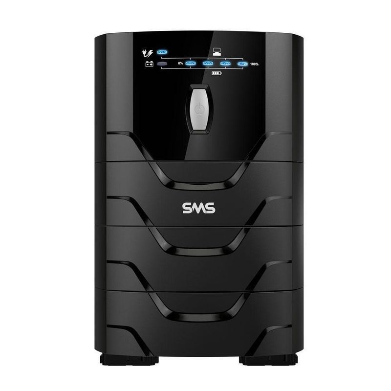 Nobreak SMS Power Vision 27745 Bivolt Forma de Onda Senoidal 10 Tomadas Gerenciável 2200VA