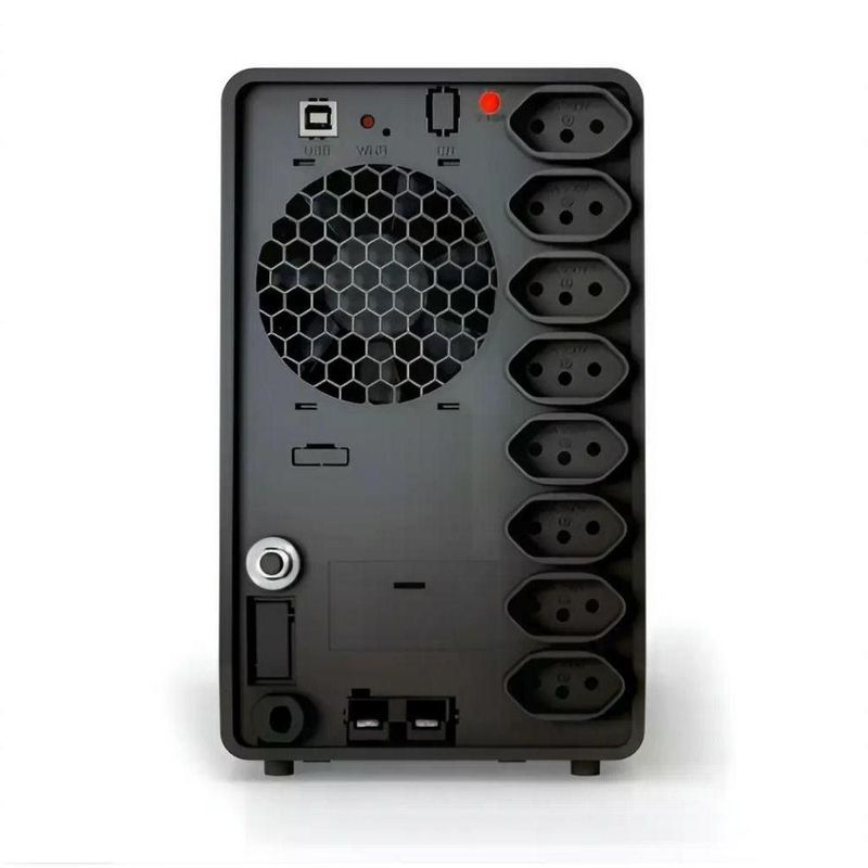 Nobreak Gamer 2000BI-BI 0029601 Wi-Fi LED RGB Preto SMS 2000VA Bivolt