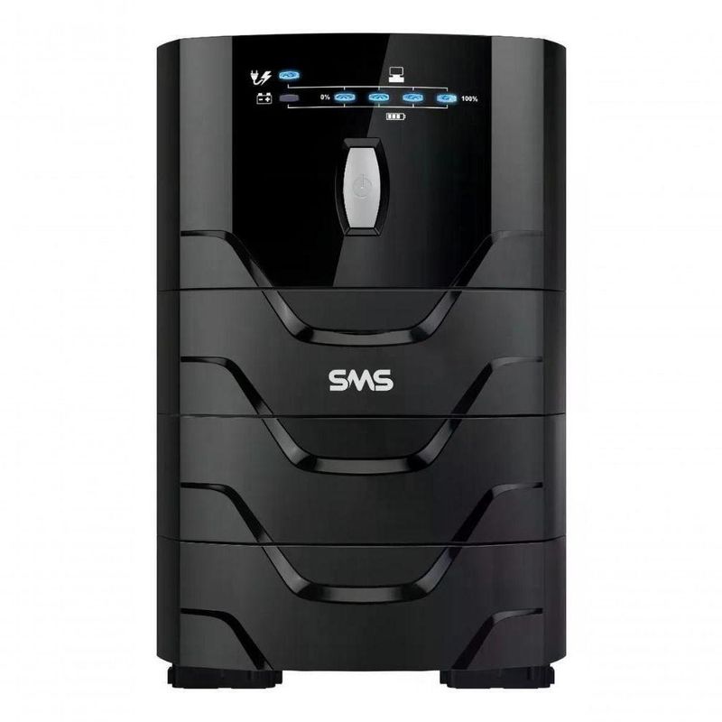Nobreak SMS 27747-NG Interativo com Regulação On-Line Bivolt Preto 3000VA