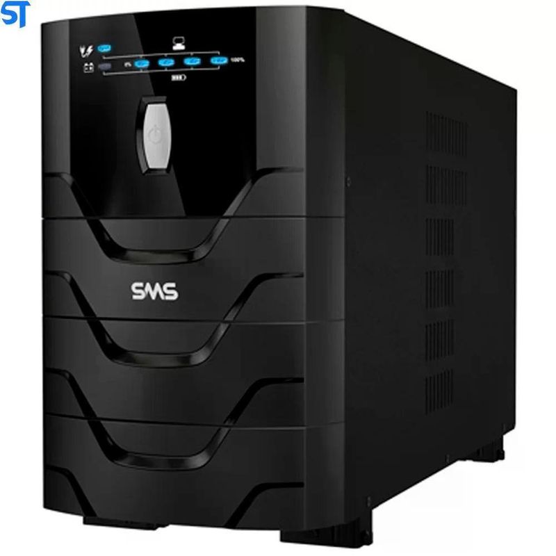 Nobreak SMS 27747-NG Interativo com Regulação On-Line Bivolt Preto 3000VA