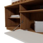 Estante Home Theater Diamantina 1 Porta MDF 150CM Amêndoa Möbler