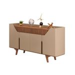 Aparador Buffet Tâmisa Moderno 4 Portas MDF MDP 160CM Fendi Bechara Móveis