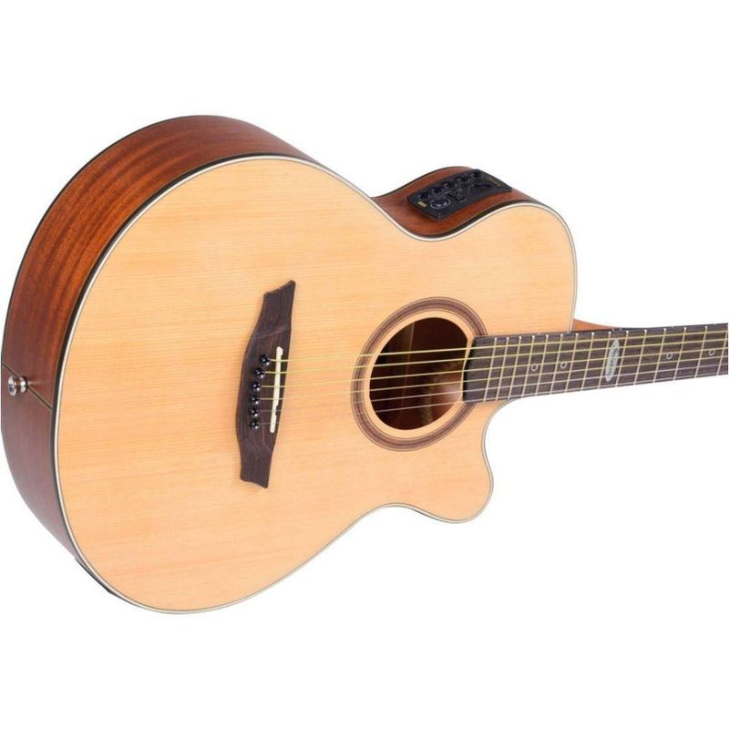 Violão Eletroacústico Strinberg Sd200c Aço Fosco Natural Satin