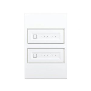 Dimmer Duplo S.touch Dualcut 4x2 Dimerização por Corte de Fase Branco Stella Bivolt