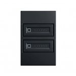 Dimmer Duplo Stouch Dualcut 4x2 Dimerização Corte de Fase Preto Bivolt Stella