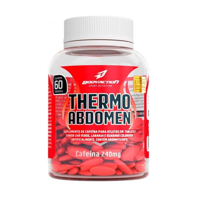 Suplemento Alimentar Bodyaction Thermo Abdomen Energia e Definição 60TAB