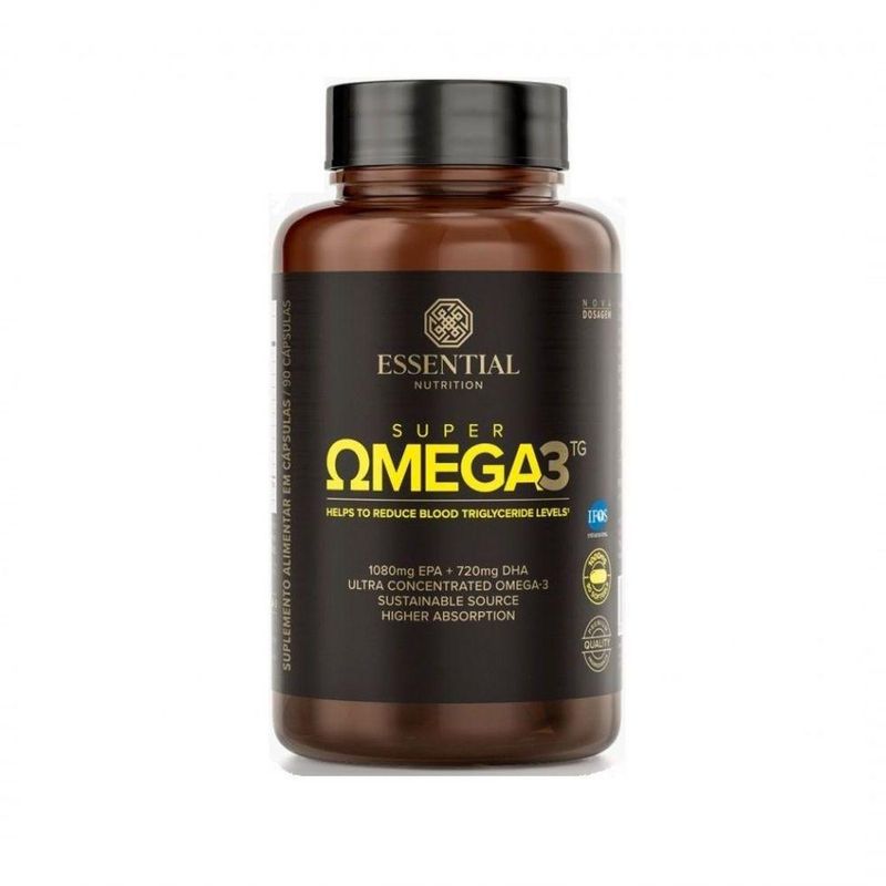 Suplemento Alimentar Essential Nutrition Super Omega 3 Tg 500mg 240 Caps