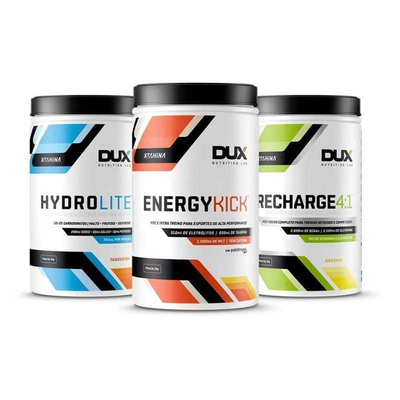 Suplemento Alimentar Dux Nutrition Energy Kick Energia e Resistência Abacaxi 1KG