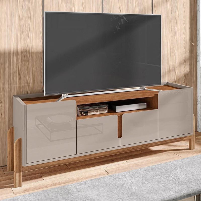 Rack Bancada Lizz 170cm Off White-cedro Para Até 60? - Casa D Off White-cedro