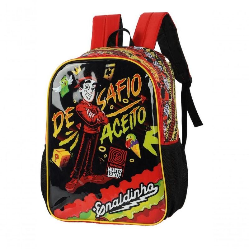 Mochila de Costas Luxcel Enaldinho IS41101UP_CS Poliester 16 Polegadas Vermelho Infantil