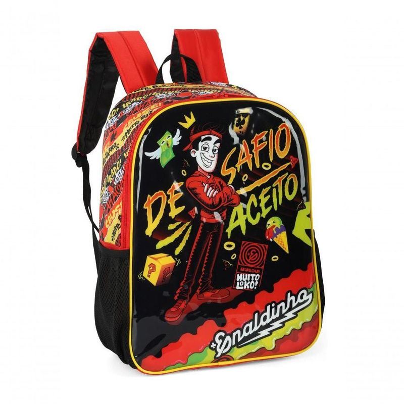 Mochila de Costas Luxcel Enaldinho IS41101UP_CS Poliester 16 Polegadas Vermelho Infantil