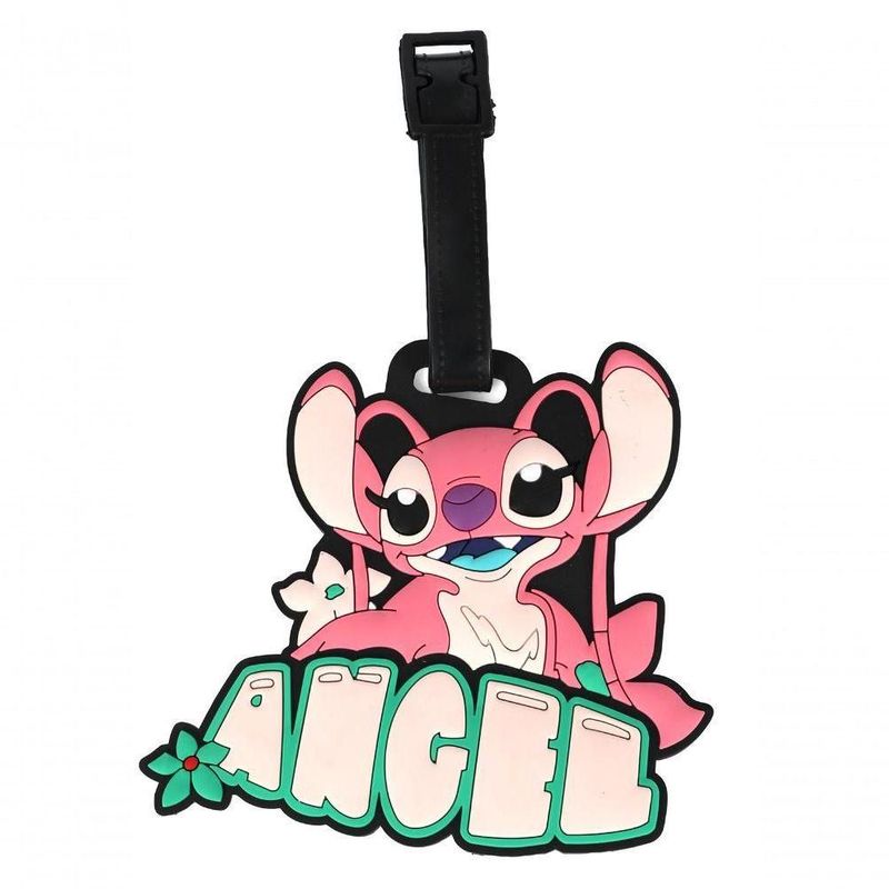 Identificador de Bagagem Luxcel ID00076ST Pvc Emborrachado Rosa Unissex