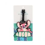 Identificador de Bagagem Luxcel ID00076ST Pvc Emborrachado Rosa Unissex