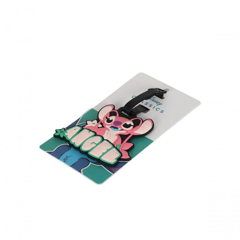 Identificador de Bagagem Luxcel ID00076ST Pvc Emborrachado Rosa Unissex