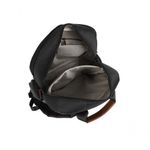 Mochila Feminina Luxcel Gash Náilon com Detalhes em PU Preto 14L Feminino