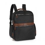 Mochila Feminina Luxcel Gash Náilon com Detalhes em PU Preto 14L Feminino