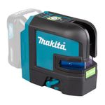 Nivelador laser de linhas cruzadas 25m resistente Água com bolsa suporte de parede sk106gdz makita