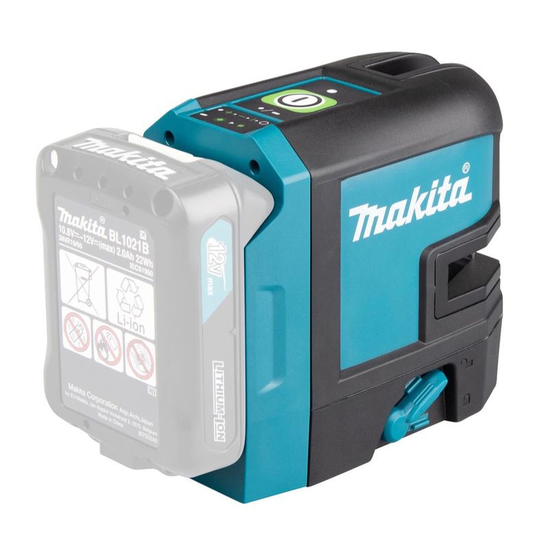 Nivelador laser de linhas cruzadas 25m resistente Água com bolsa suporte de parede sk106gdz makita